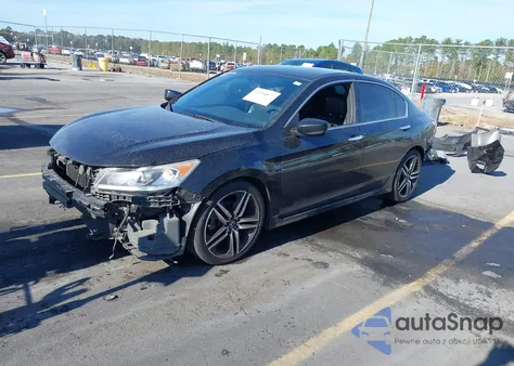 2017 Honda Accord Sport из США, поврежденный, VIN 1HGCR2F53HA050853